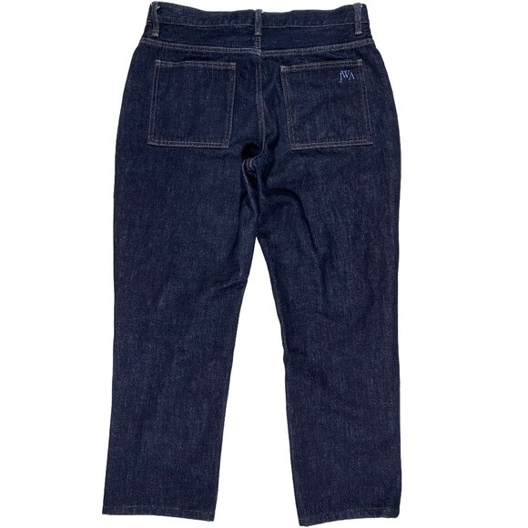 Uniqlo x J.W.Anderson Dark Wash Relaxed Fit Cropped Jeans men's size 33x27 - Picture 2 of 10
